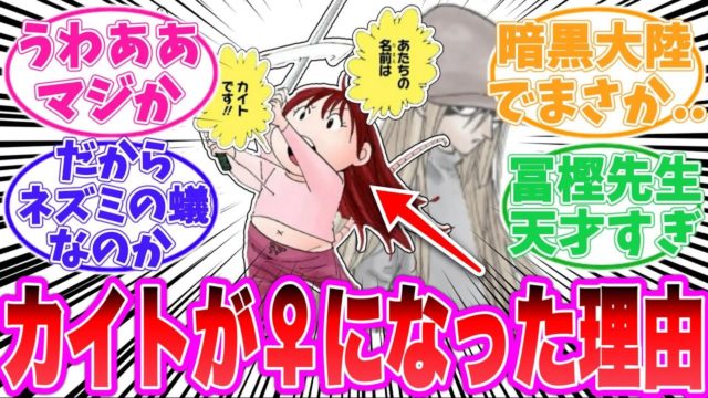 カイトの転生の真相を考察する読者の反応集